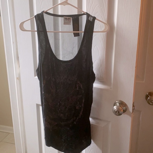 Harley Davidson | Black Tank Top With Purple B22
